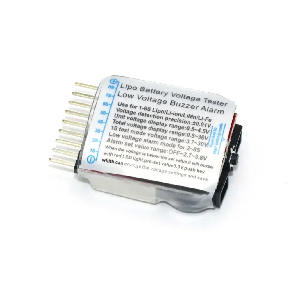 Drone Battery Alarm - NEEBRC 5 SZT. 1S-8S LED Tester/Bardzość