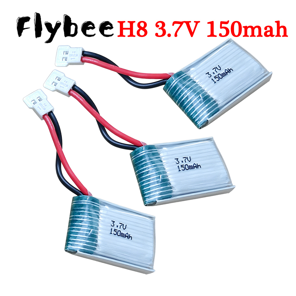 Drone Battery Lipo - Wtyczka XH2.54, baterie Lipo 3.7V 150mAh