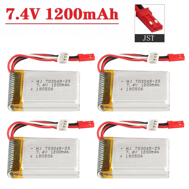 Drone Battery Connector - Bateria Lipo 2S 7,4 V 1200