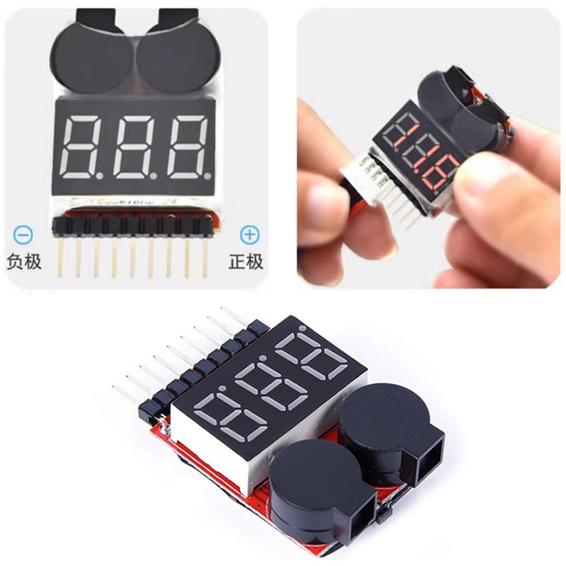 Drone Battery Voltage Checker - RC Car Cell Checker BB pierścień