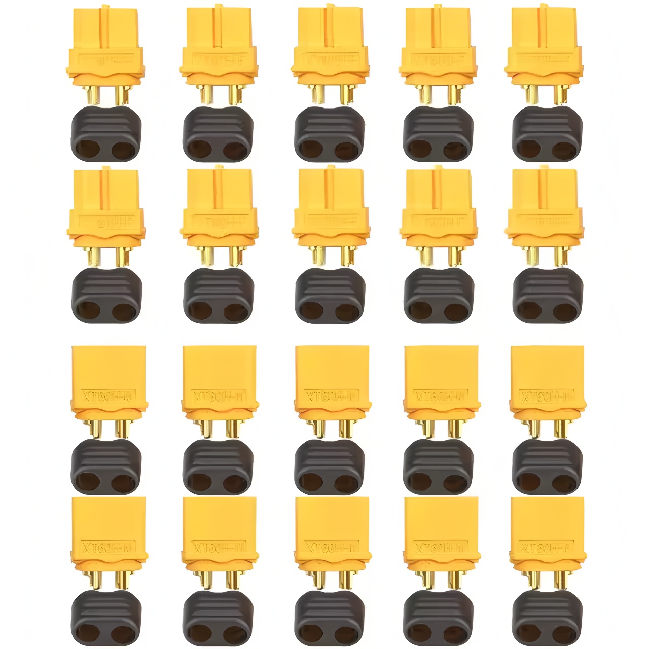 Drone Battery Connector - Zestaw złączy XT60H (10/20 par) z