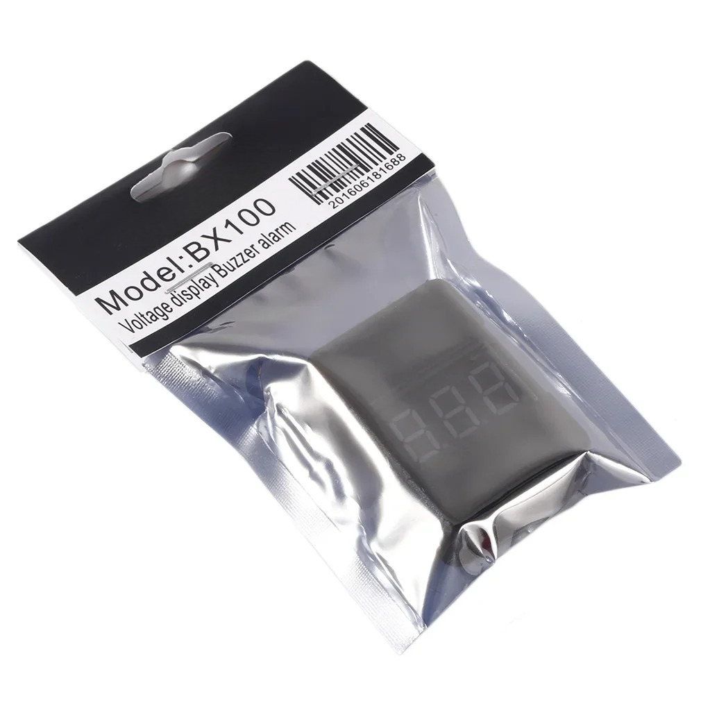 Drone Battery Alarm - Tester napięcia akumulatora Lipo BX100 1-8S