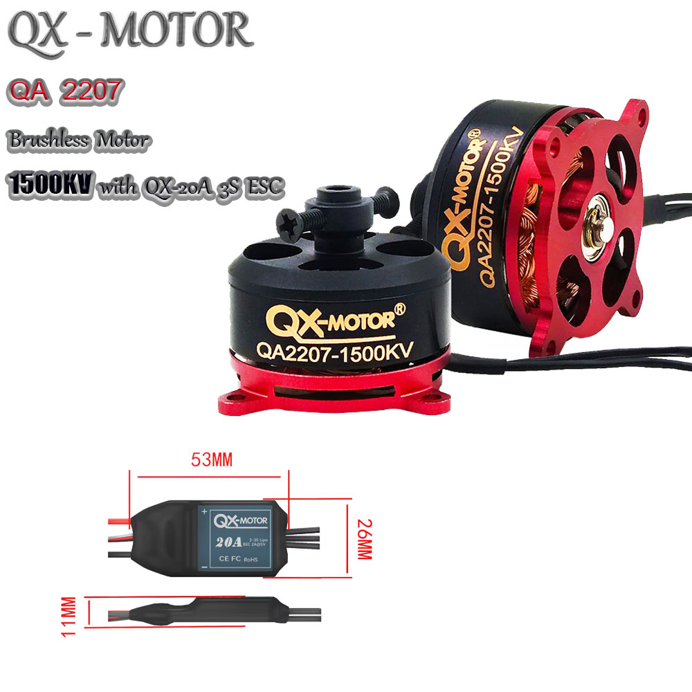 Drone Battery 3S - Zestaw napędowy RC Multirotor, silnik QX-MOTOR