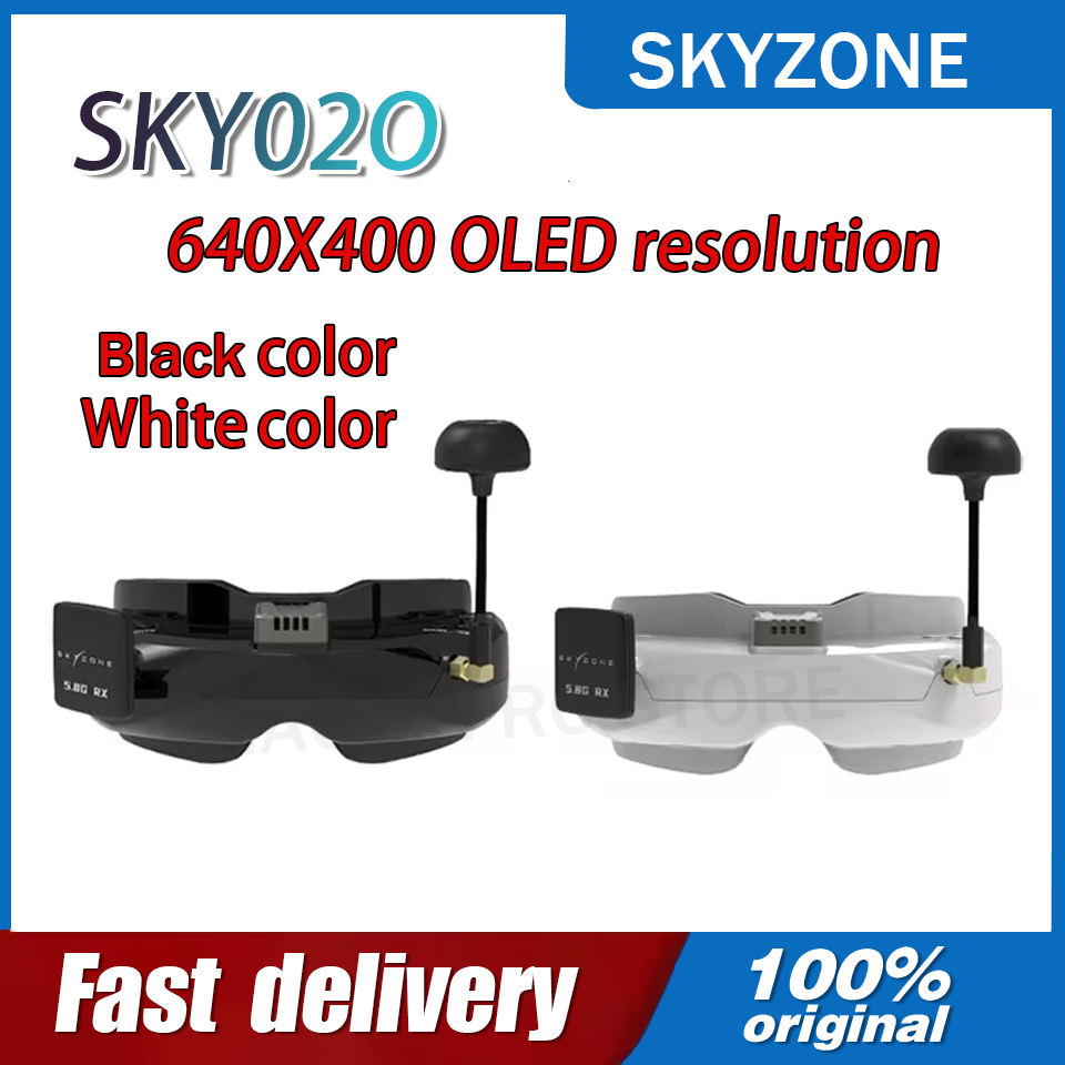 Okulary FPV SKYZONE SKY02O OLE – Drone Battery 6S recenzja i cena