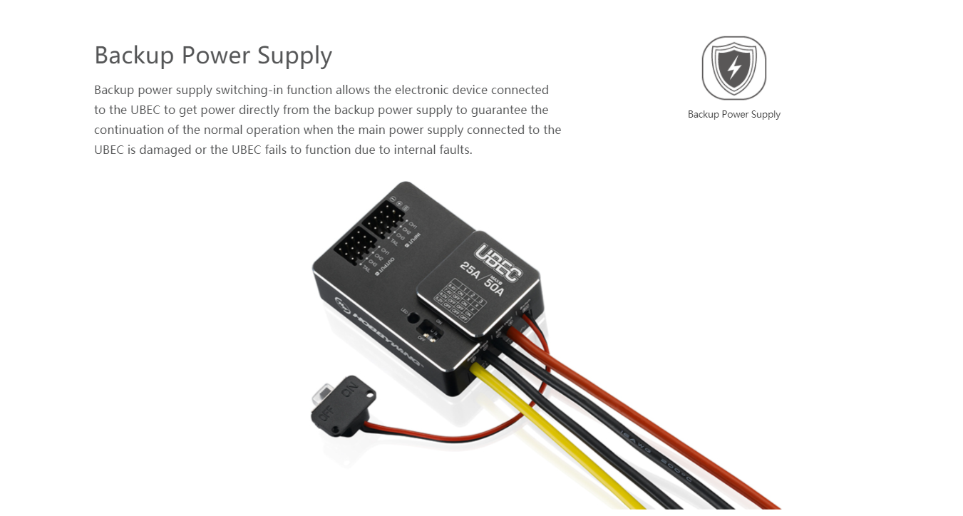 Hobbywing UBEC 25A 3-18S 10A 2 – Drone Battery High Voltage recenzja i cena