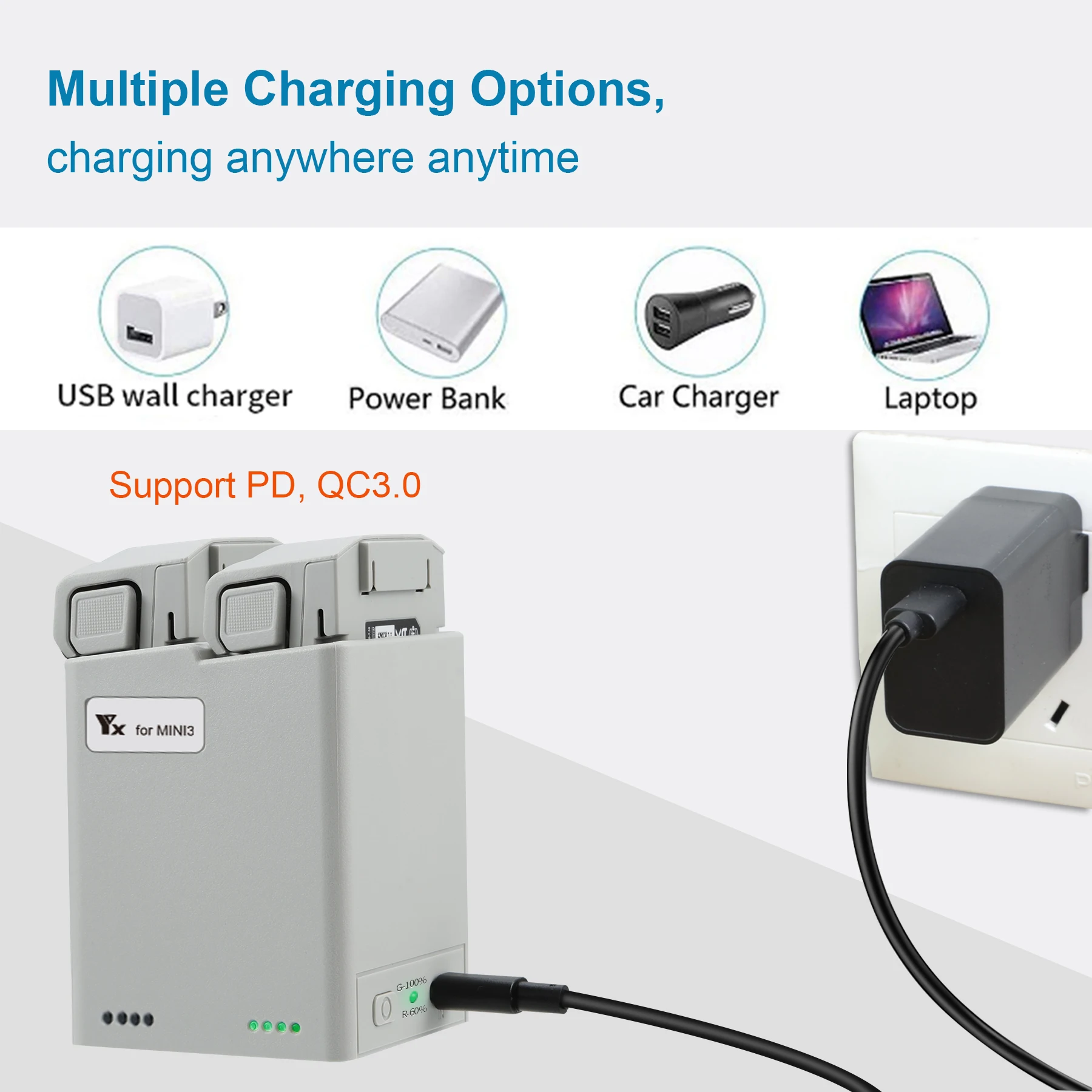 Ładowarka Hub do DJI Mini 4 Pr – Drone Battery Balance Charger recenzja i cena