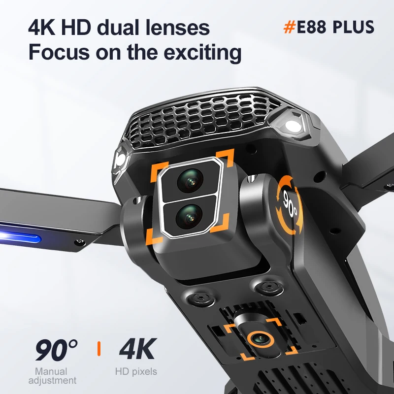 Nowy dron E88 Plus Quadcopter: – Drone Battery Box recenzja i cena