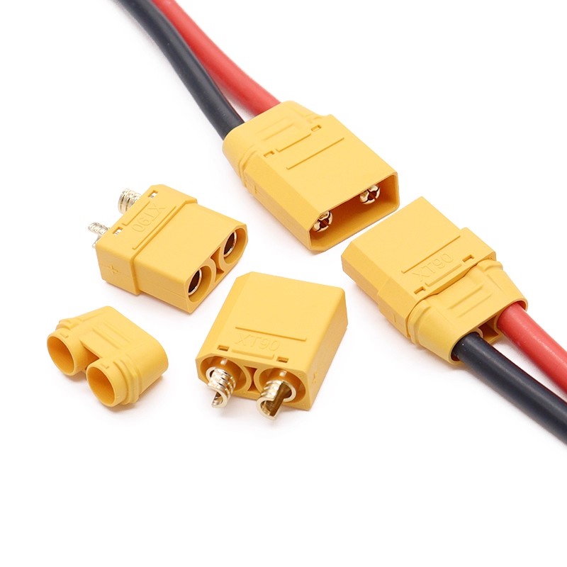 Złącze XT90 Wtyk Bananowy Męsk – Drone Battery Connector recenzja i cena