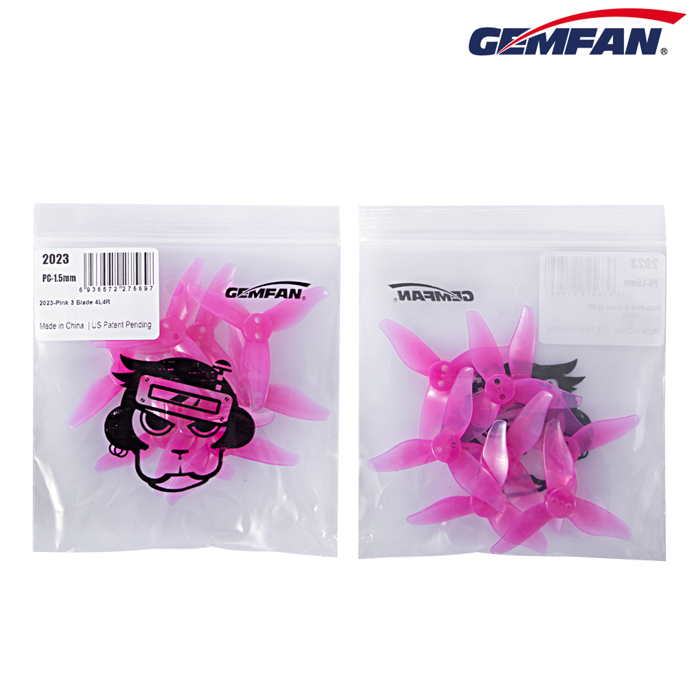 4 pary Gemfan Hurricane 2023 2 – Drone Battery Plate recenzja i cena