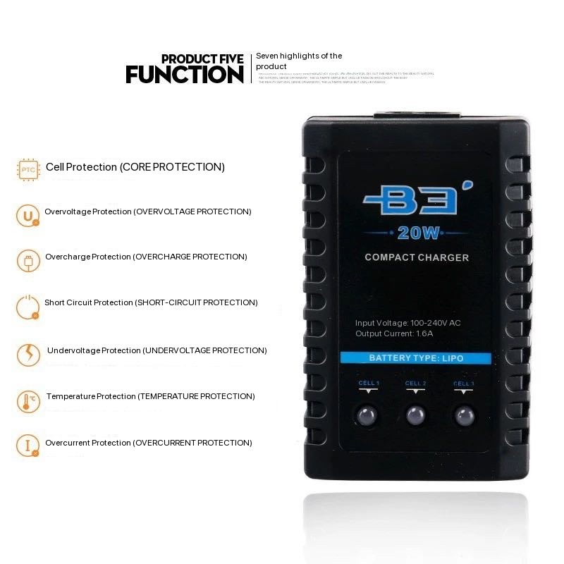 Prosta ładowarka balansująca B – Drone Battery Balance Charger recenzja i cena