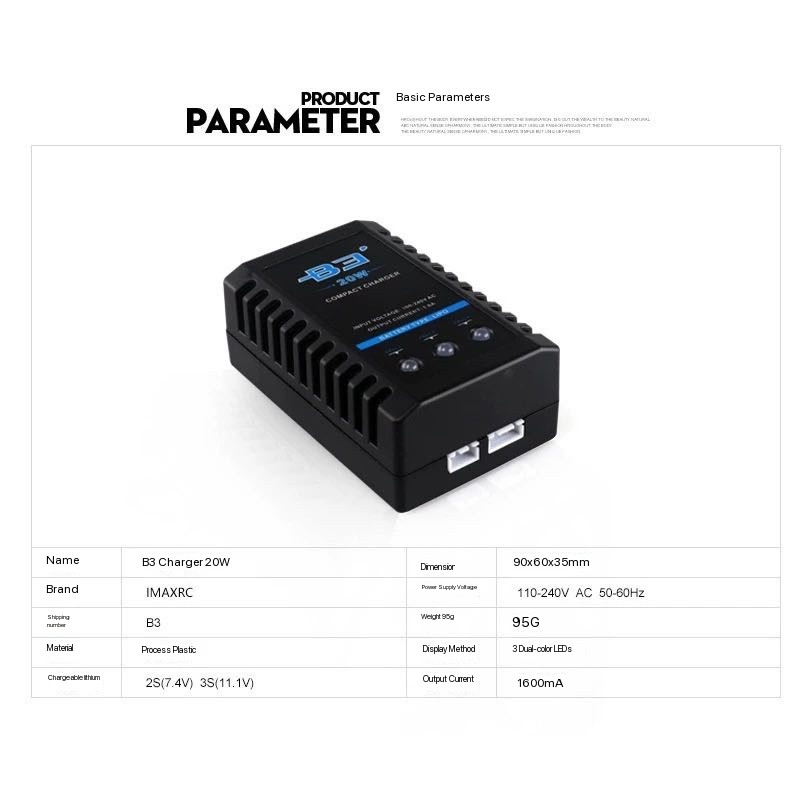 Prosta ładowarka balansująca B – Drone Battery Balance Charger recenzja i cena