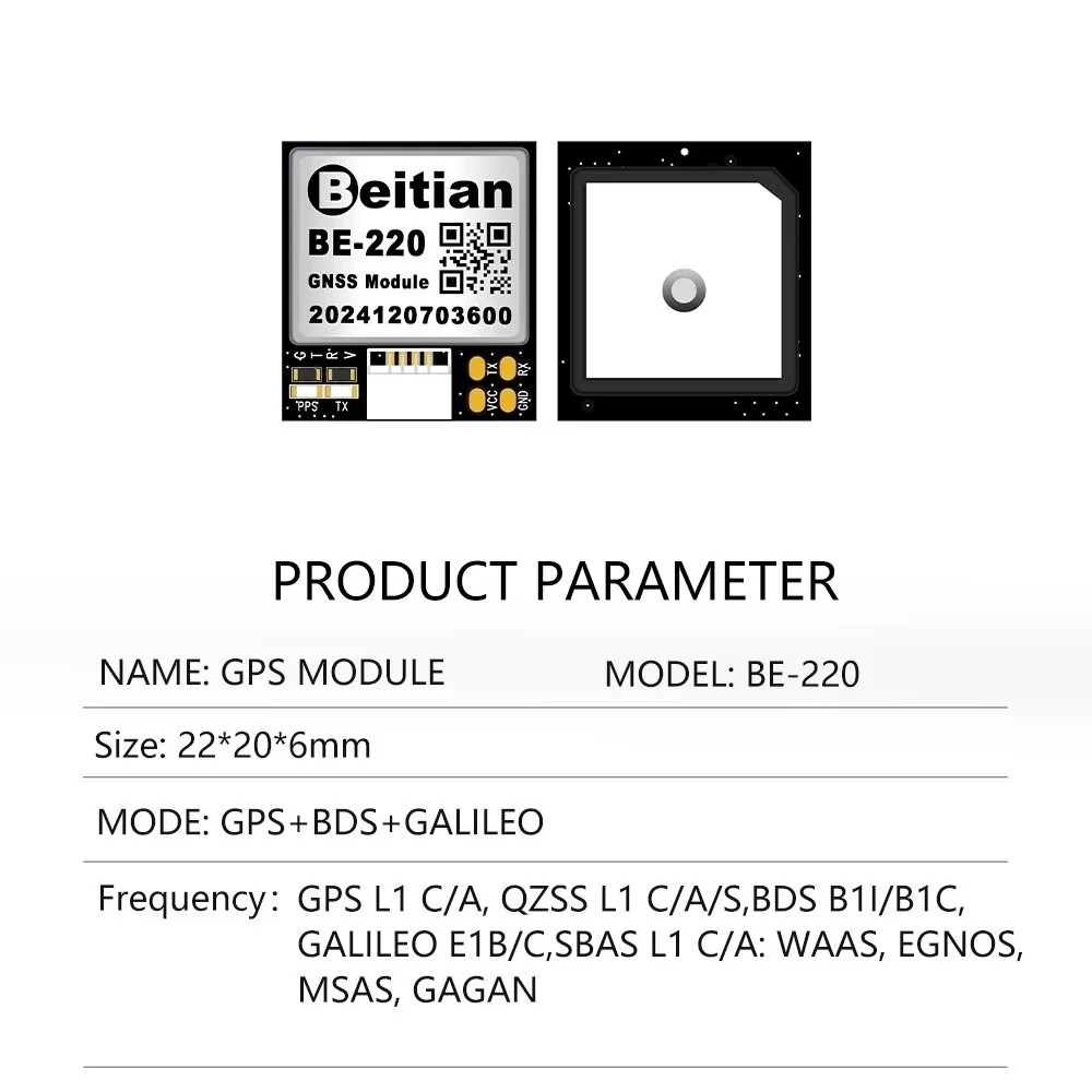 Moduł GPS Beitian BE-180 BE-22 – Drone Battery Plate recenzja i cena