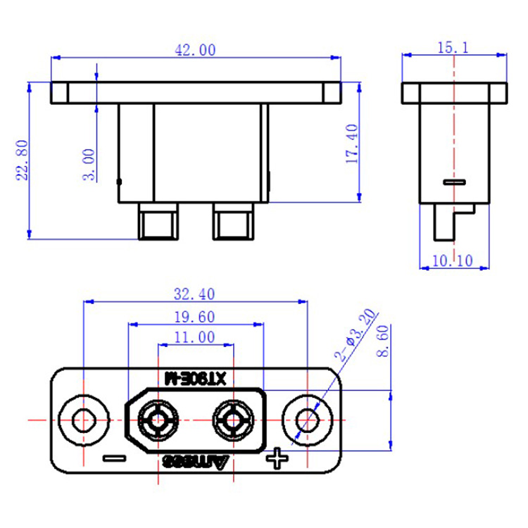 30 SZT. Amass Czarne Złącza Pa – Drone Battery Connector recenzja i cena