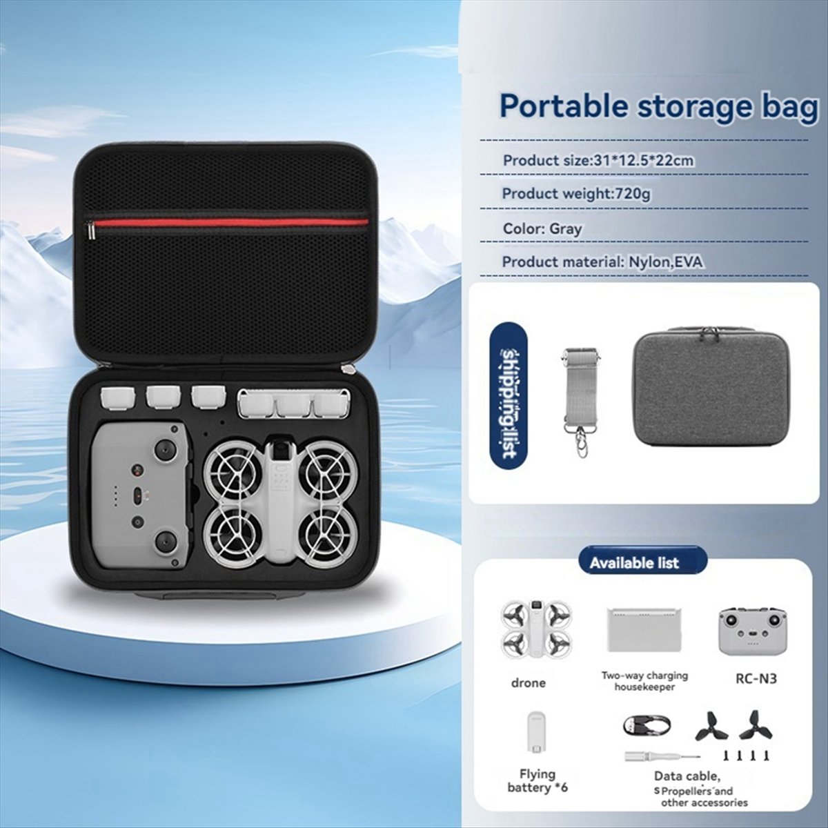 Torba transportowa A43M do dro – Drone Battery Bag recenzja i cena