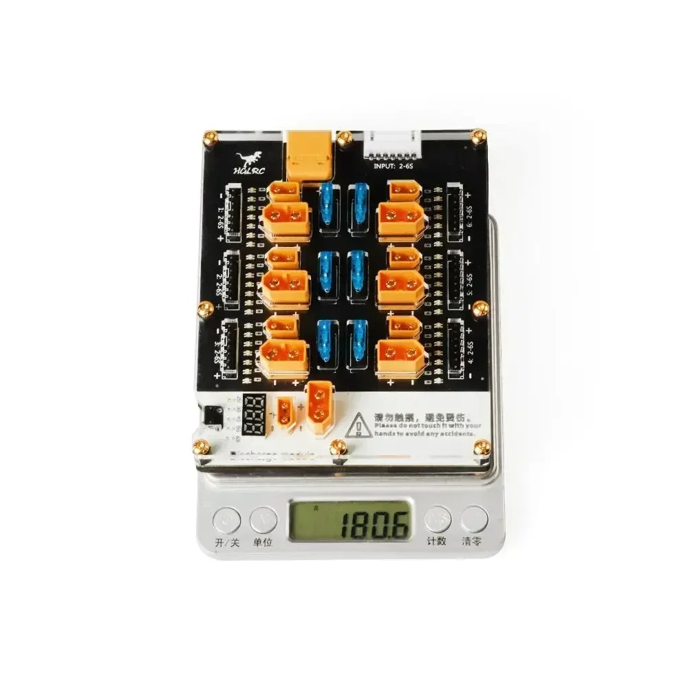 HGLRC Thor Pro 6-portowa płytk – Drone Battery Parallel Board recenzja i cena