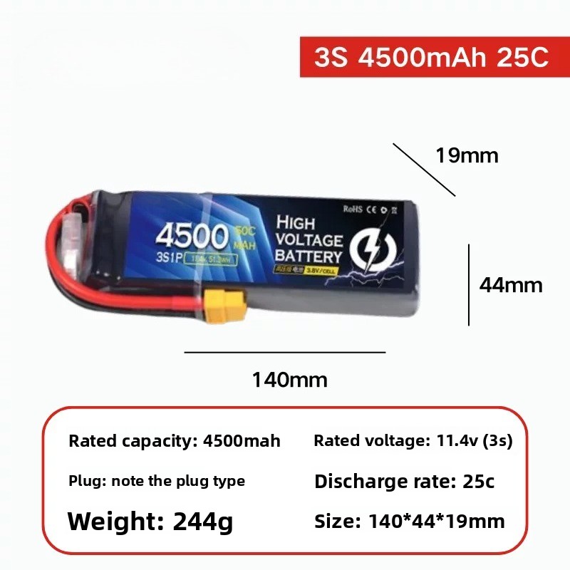 Akumulator litowy DUPU 6s 2500 – Drone Battery High Voltage recenzja i cena