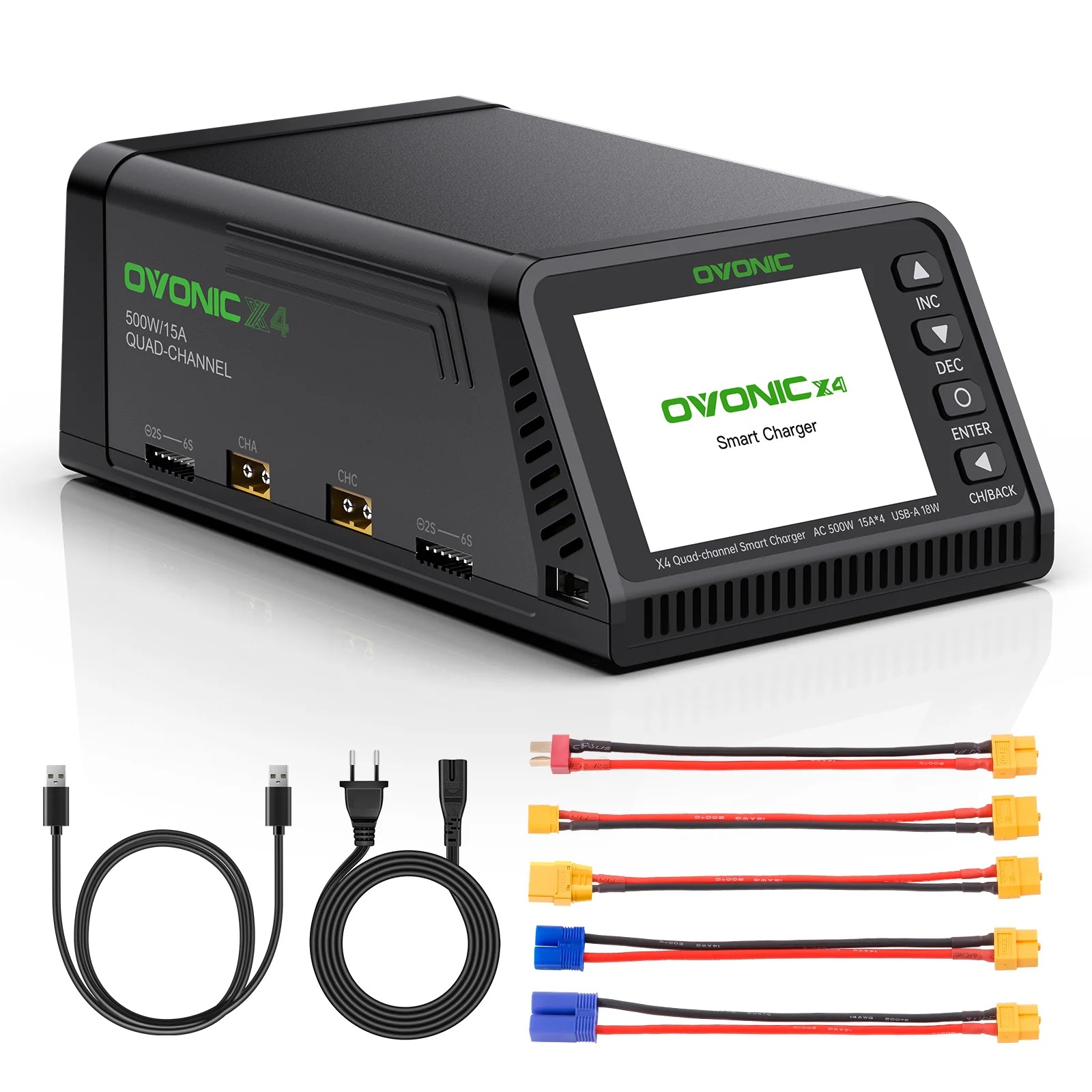 Ovonic X4 AC500W 4-kanałowa in – Drone Battery Smart recenzja i cena