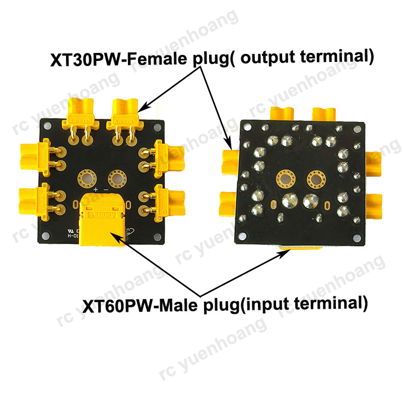 1 SZT. XT30PW-Gniazdo Żeńskie  – Drone Battery Parallel Board recenzja i cena