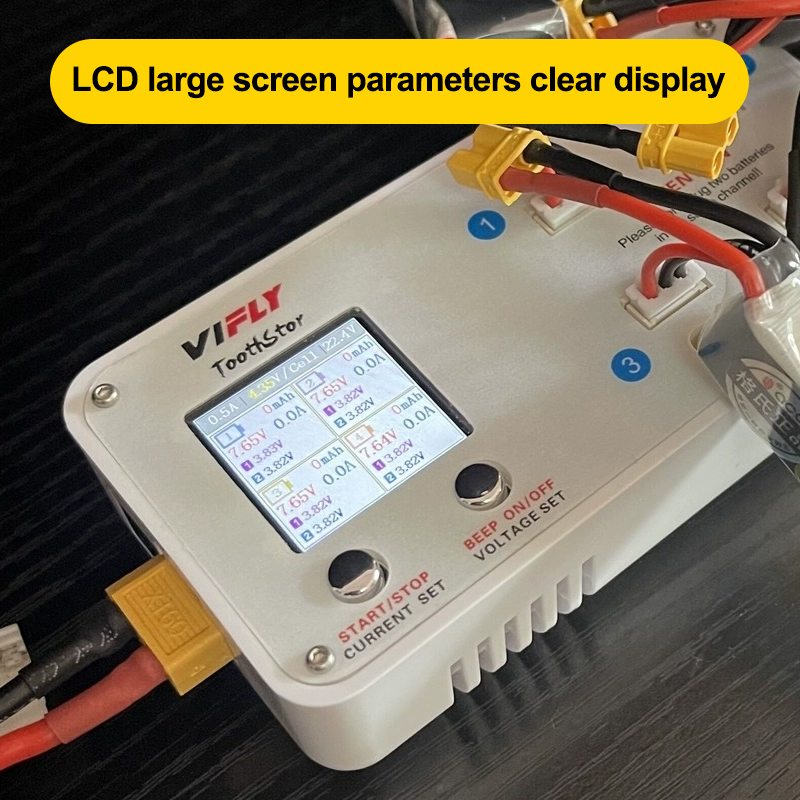 Ładowarka VIFLY Toothstor 4-ka – Drone Battery Balance Charger recenzja i cena