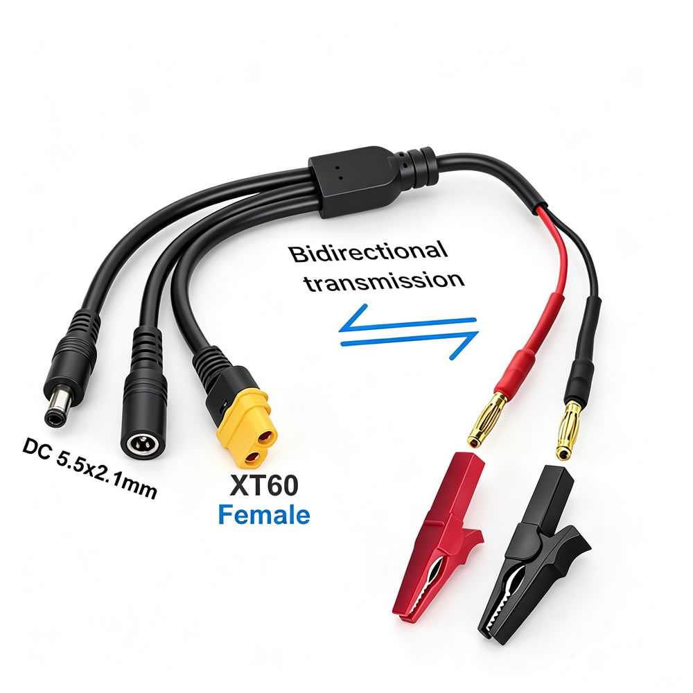 Kabel adapter 5-w-1 XT60 na wt – Drone Battery Smart recenzja i cena