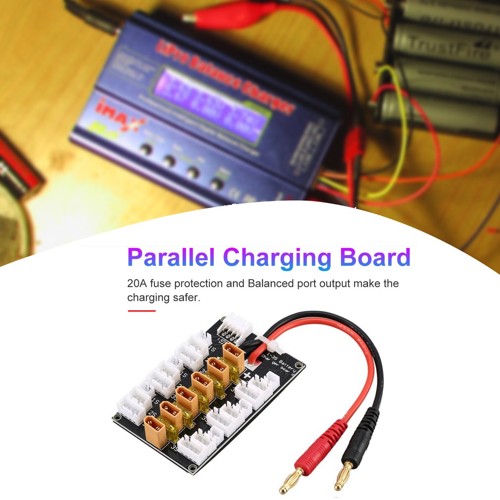 Wtyczka 1S-3S 20A XT30 bateria – Drone Battery Parallel Board recenzja i cena