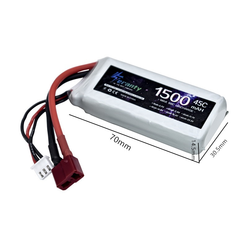 7.4V LIPO Battery 2s 1500MAH 1 – Drone Battery Li-Ion recenzja i cena